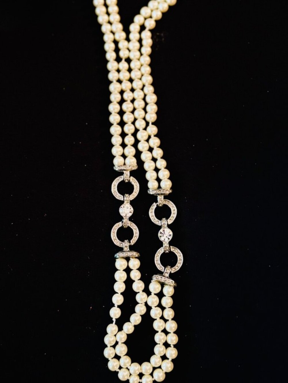 Elegant Two-Strand Pearl Necklace by Carolee